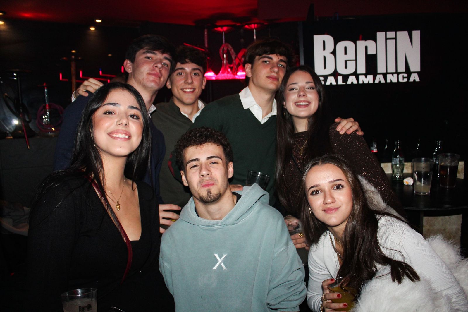 Salamanca de noche, sábado 6 de diciembre