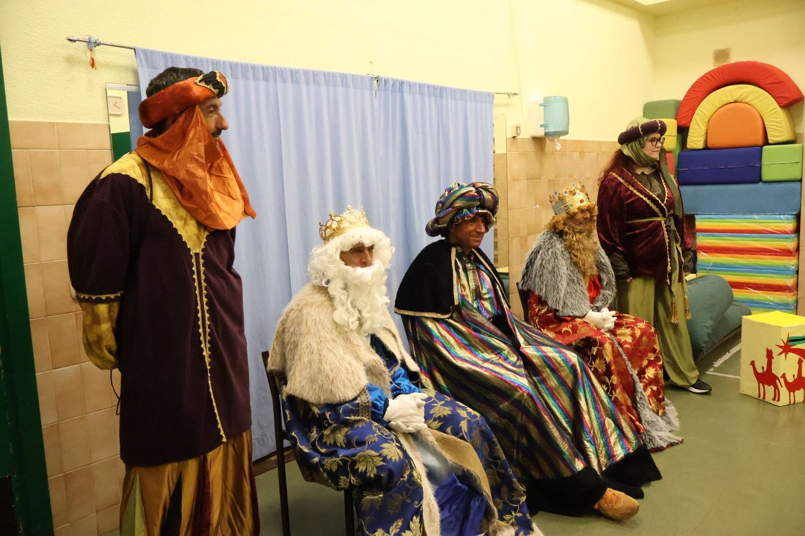 Visita de los Reyes Magos a Aspace en Villamayor