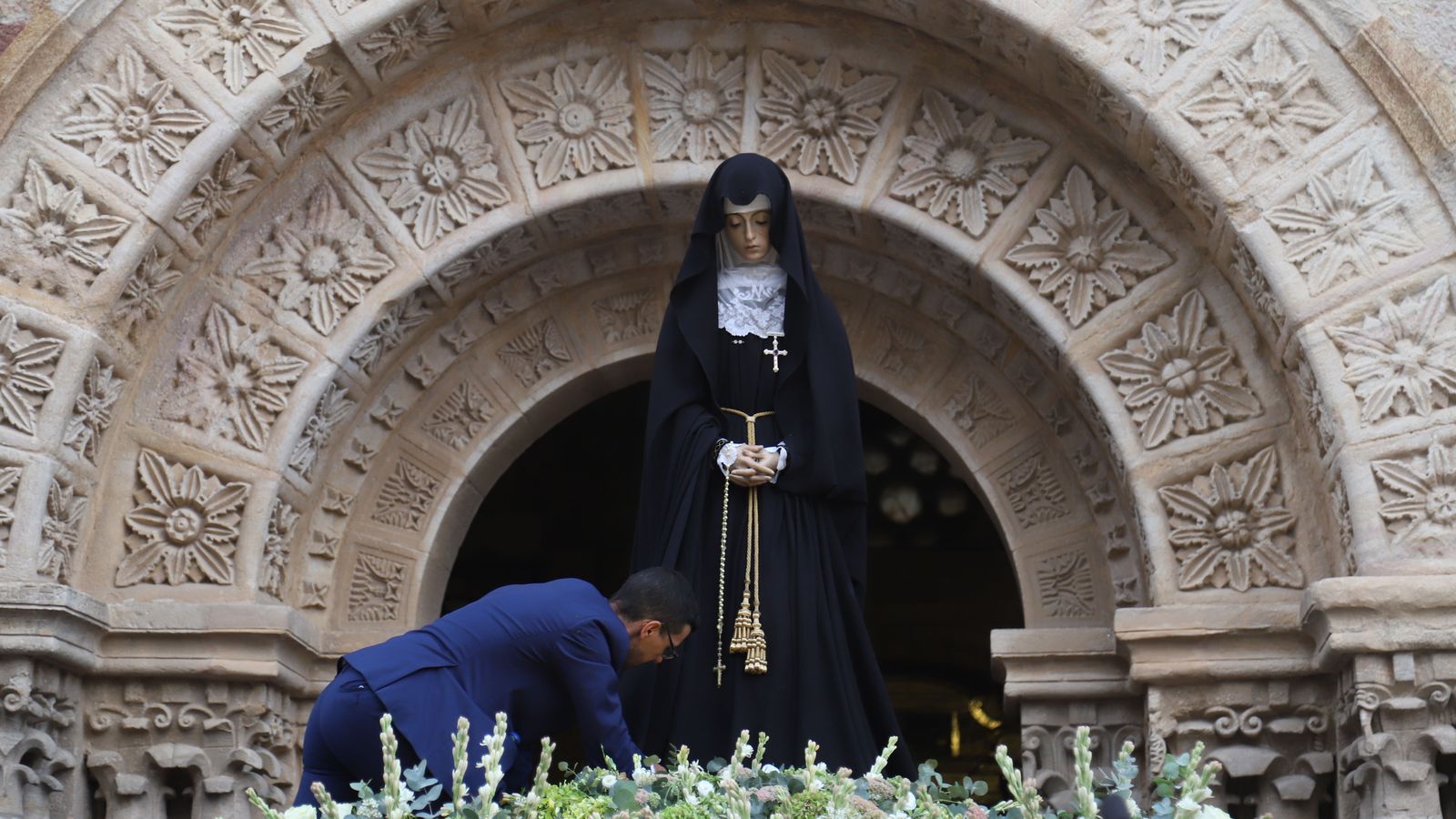 Imagen de la Virgen de La Soledad