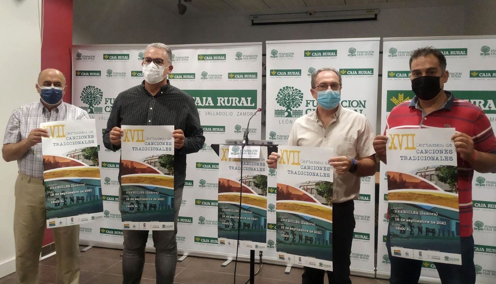 Presentación del certamen de canciones tradicionales Espigas