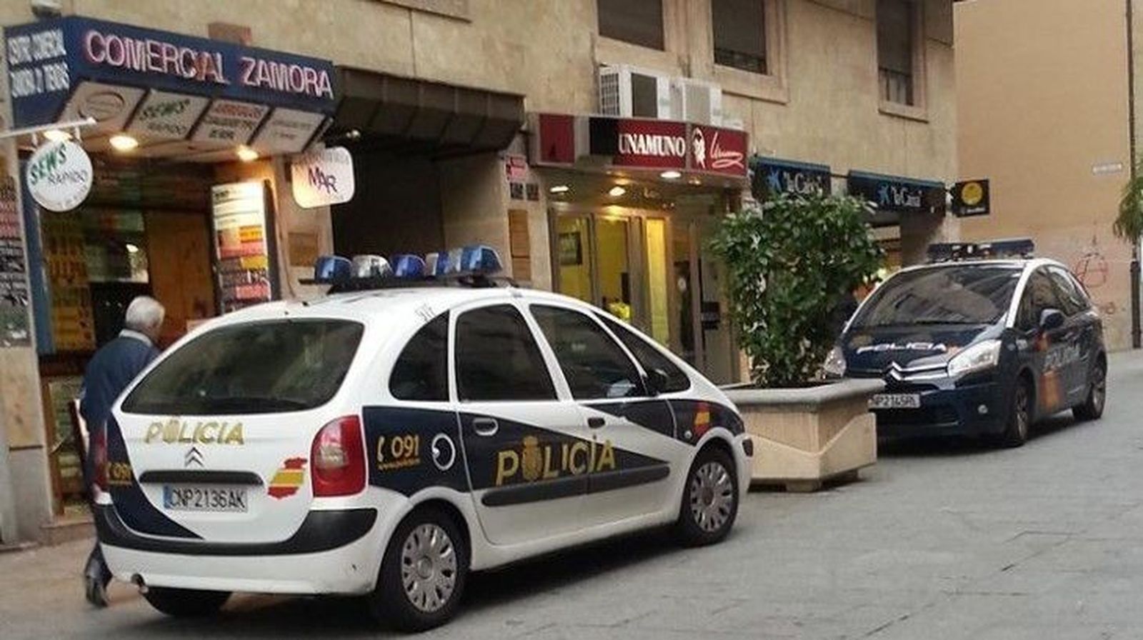 Detenidos los ladrones de la sucursal de lotería de la calle Zamora