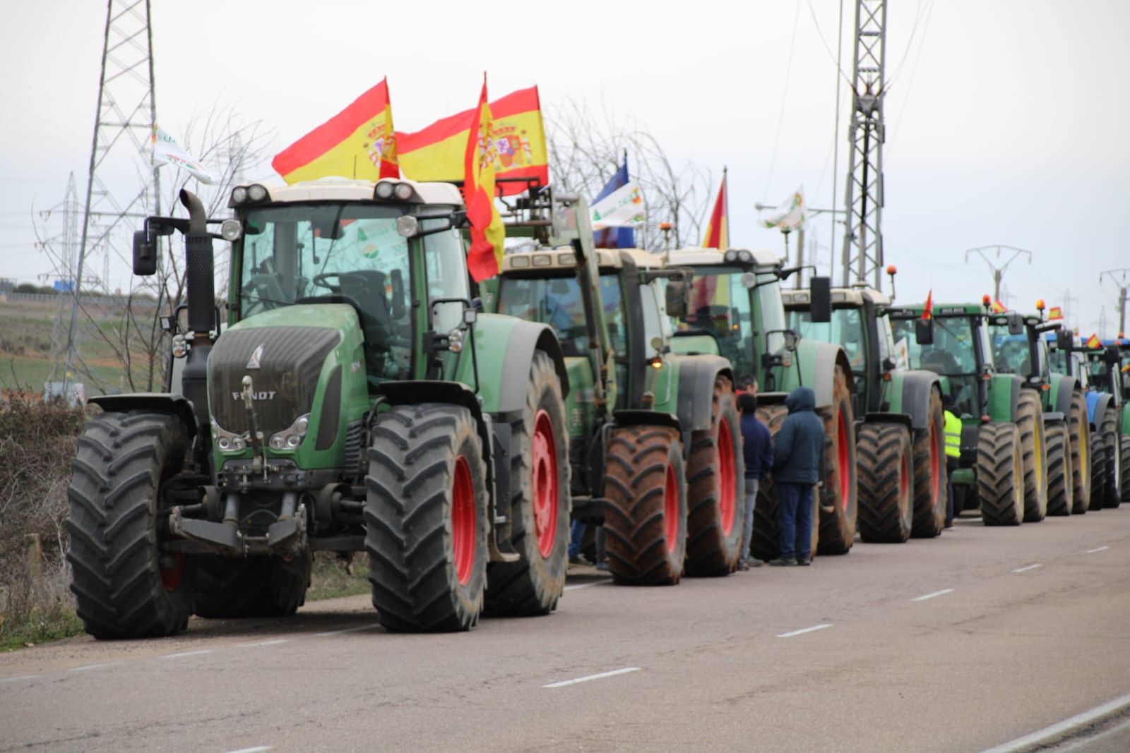 Protesta agraria en el Helmántico este jueves (1)