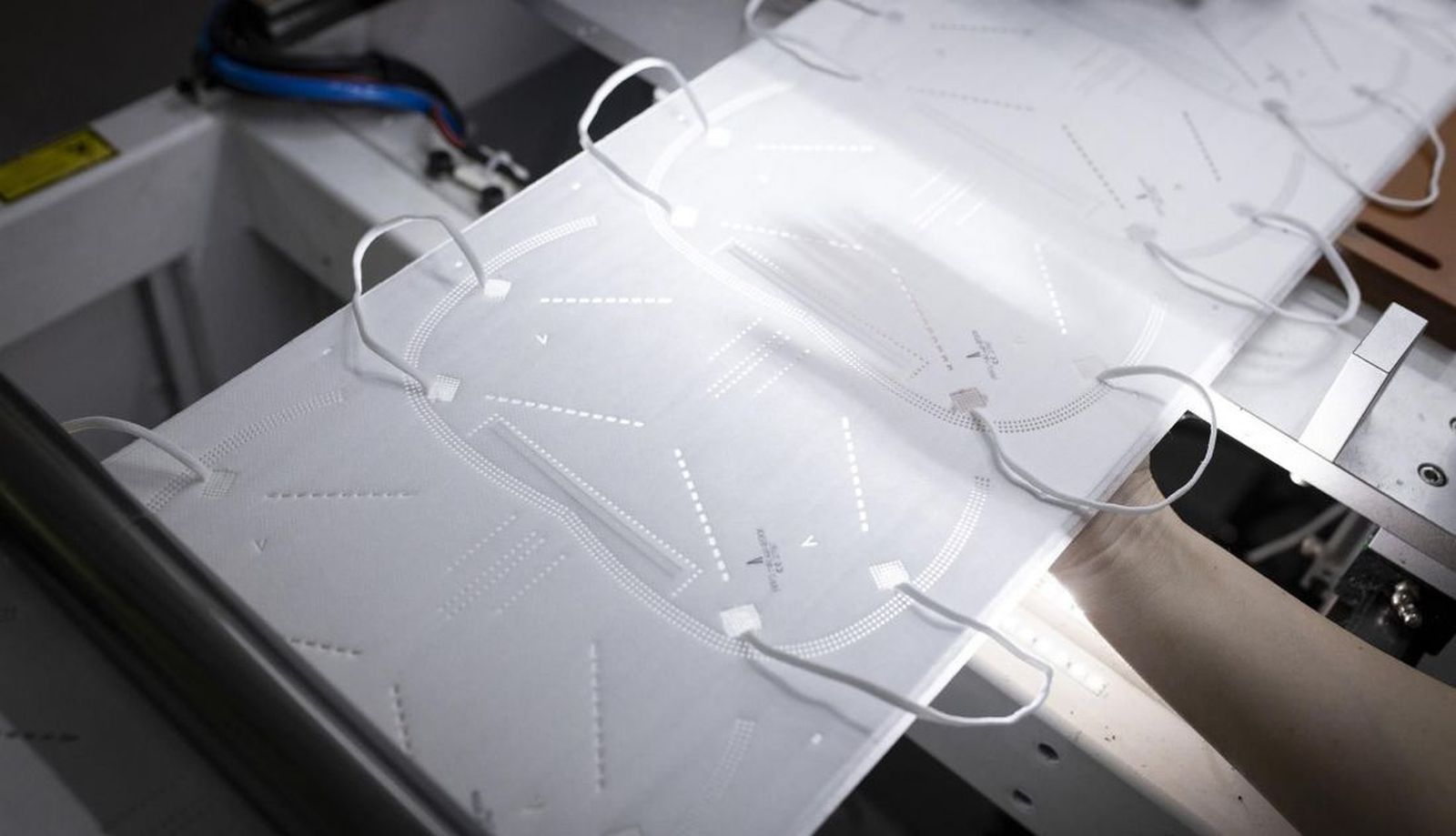 Mascarillas en fabricación