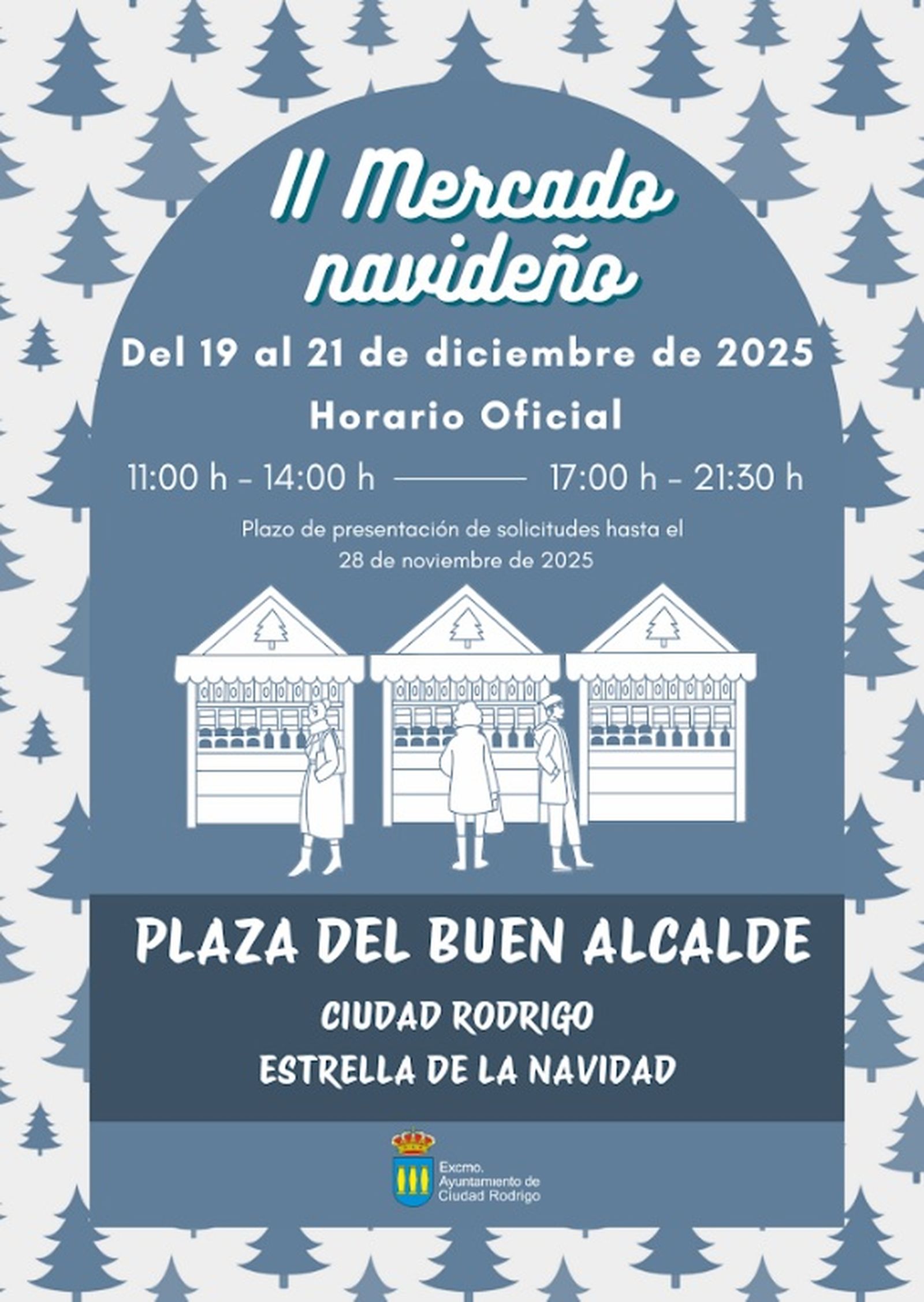 Cartel II Mercado navideño en Ciudad Rodrigo