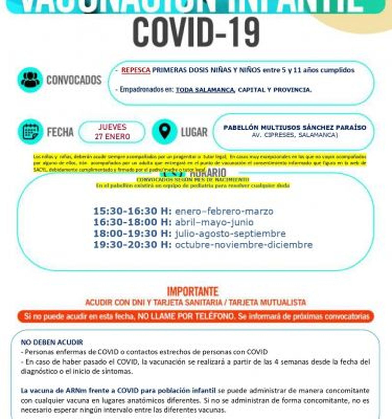 REPESCA VACUNACIÓN INFANTUL SALAMANCA CAPITAL Y ALREDEDORES 27 ENERO 1ª PFIZER page 0001