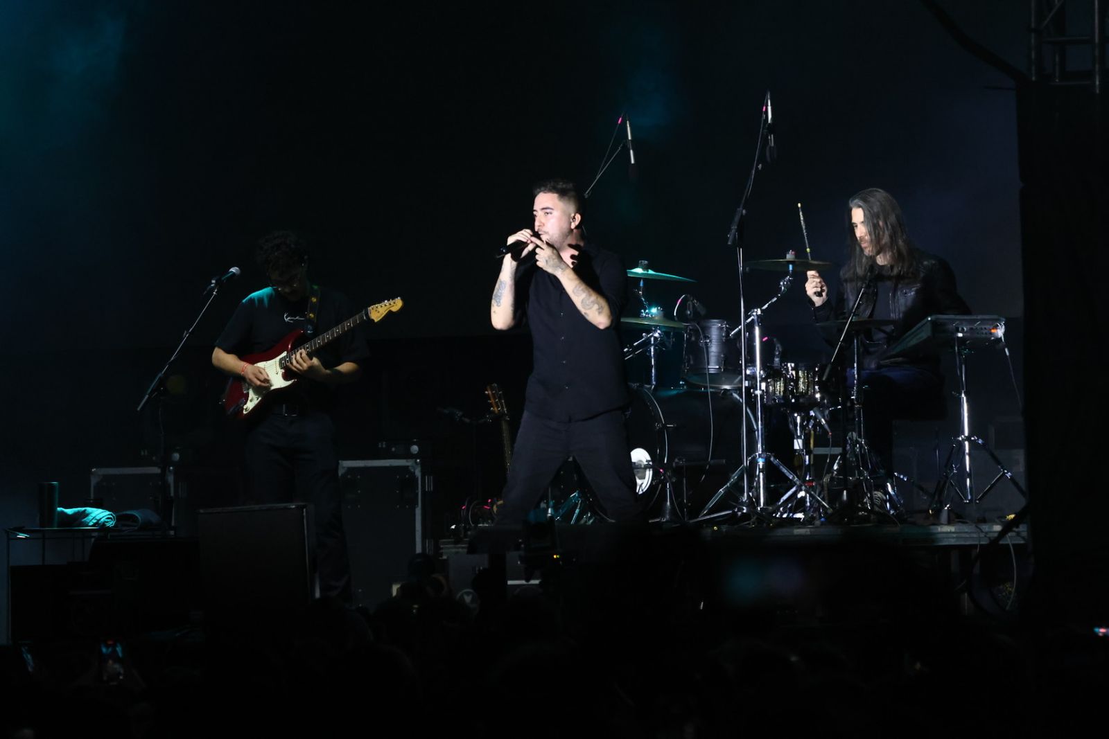 Concierto de Beret en la Plaza de la Concordia