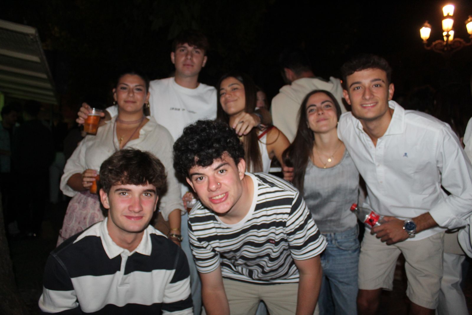 Ambiente en la Feria de Día en la tarde de este