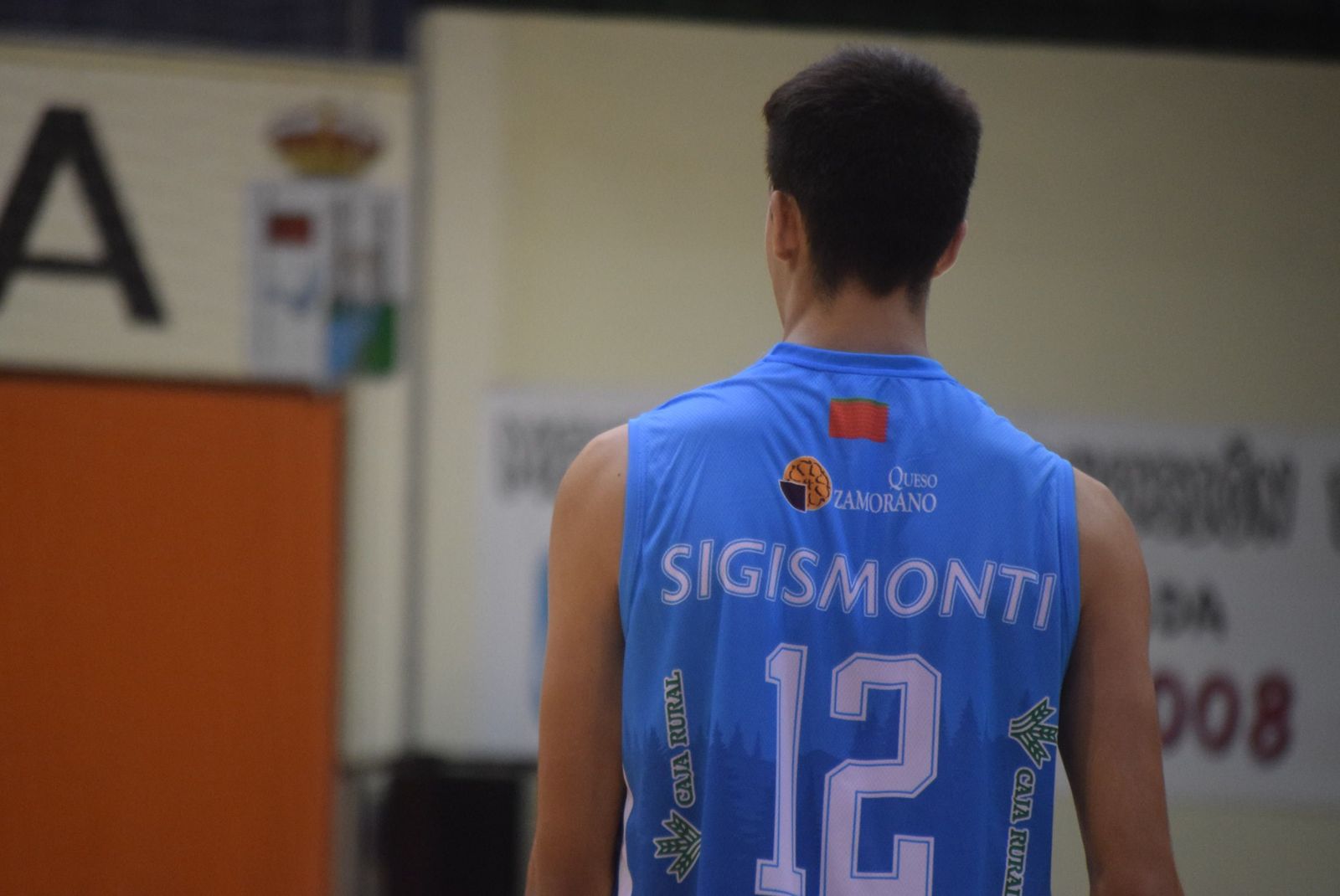 Sigismonti en un partido del CB Zamora