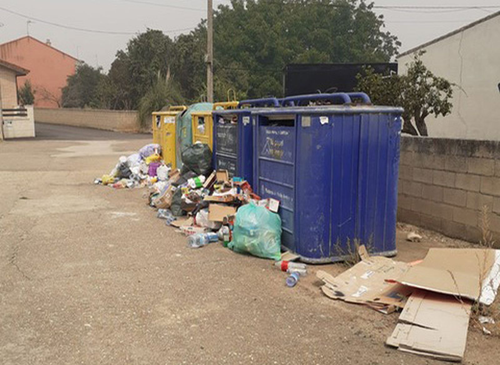 Contenedores en Sitrama de Tera