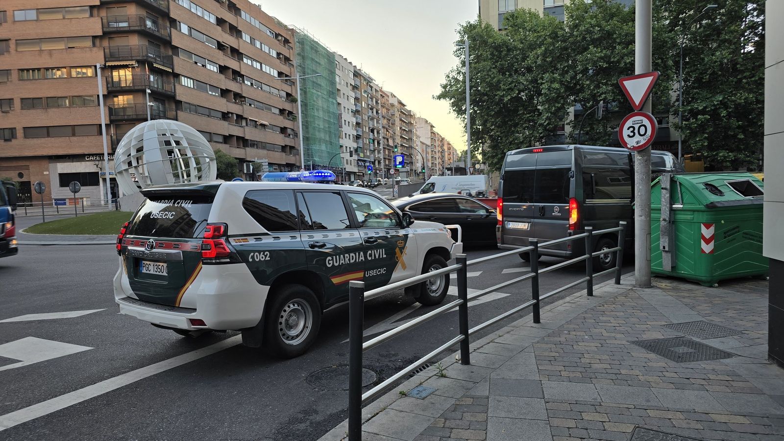 Operacion en Salamanca de la Guardia Civil