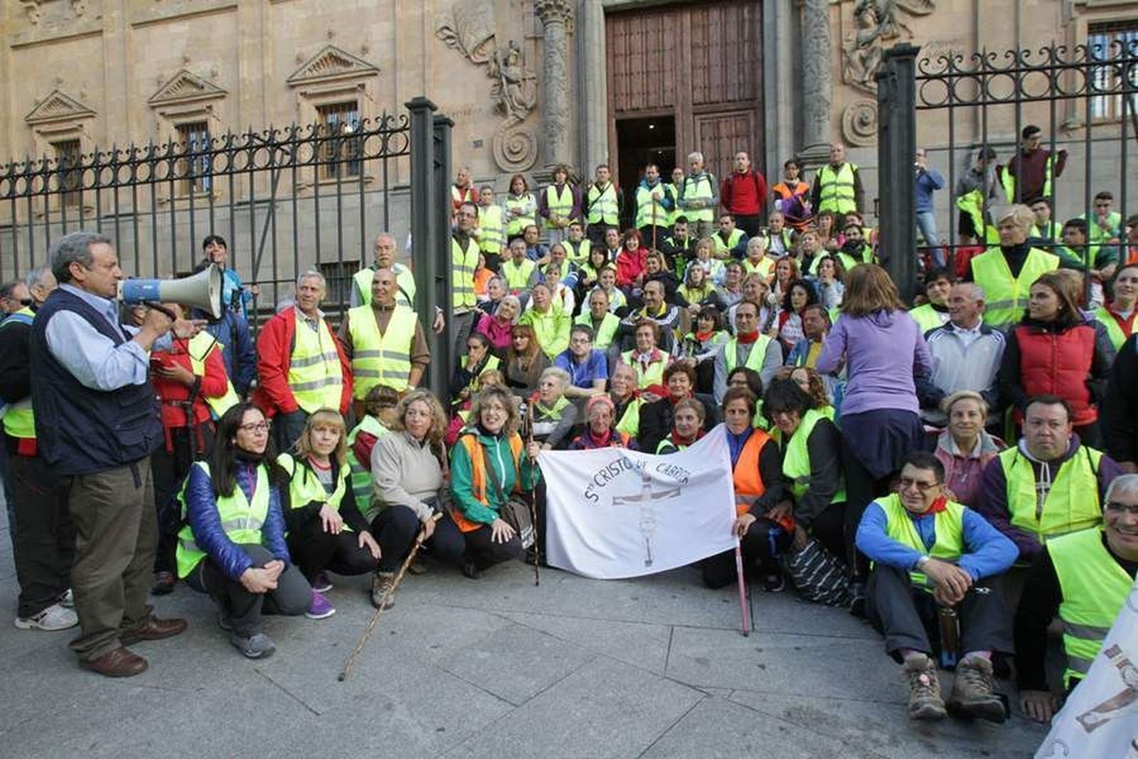 Los peregrinos parten hacia Cabrera