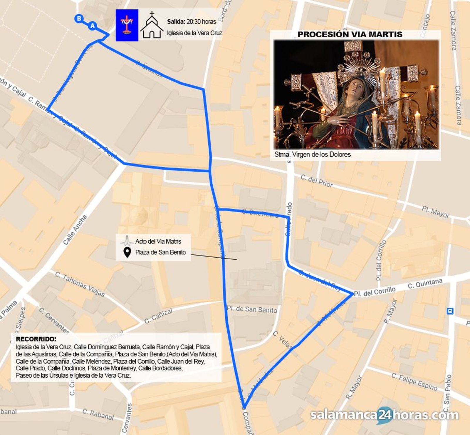 Recorrido Vía Matris 2025