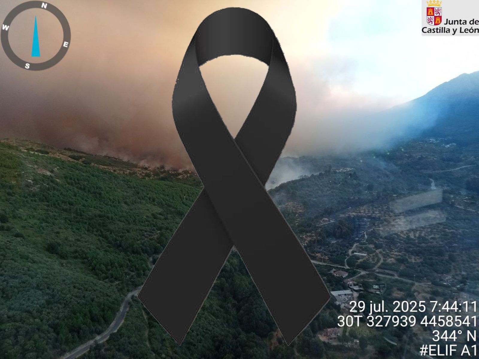 Crespón negro
