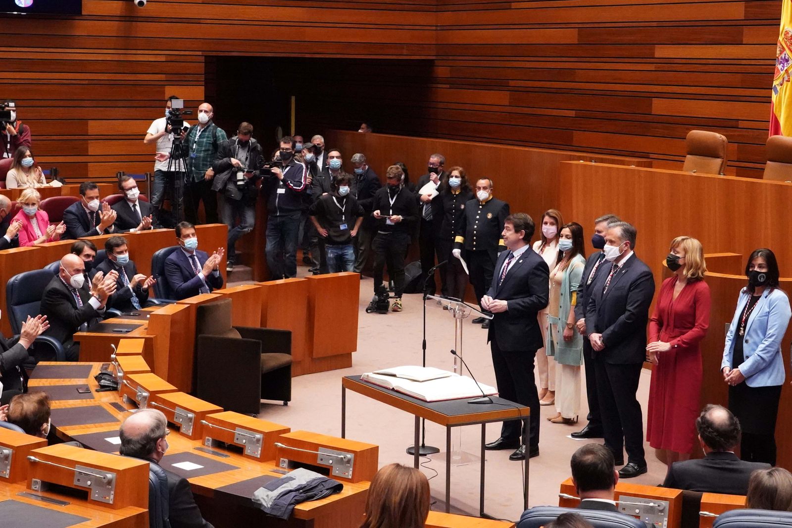 Acto de posesión de Alfonso Fernández Mañueco