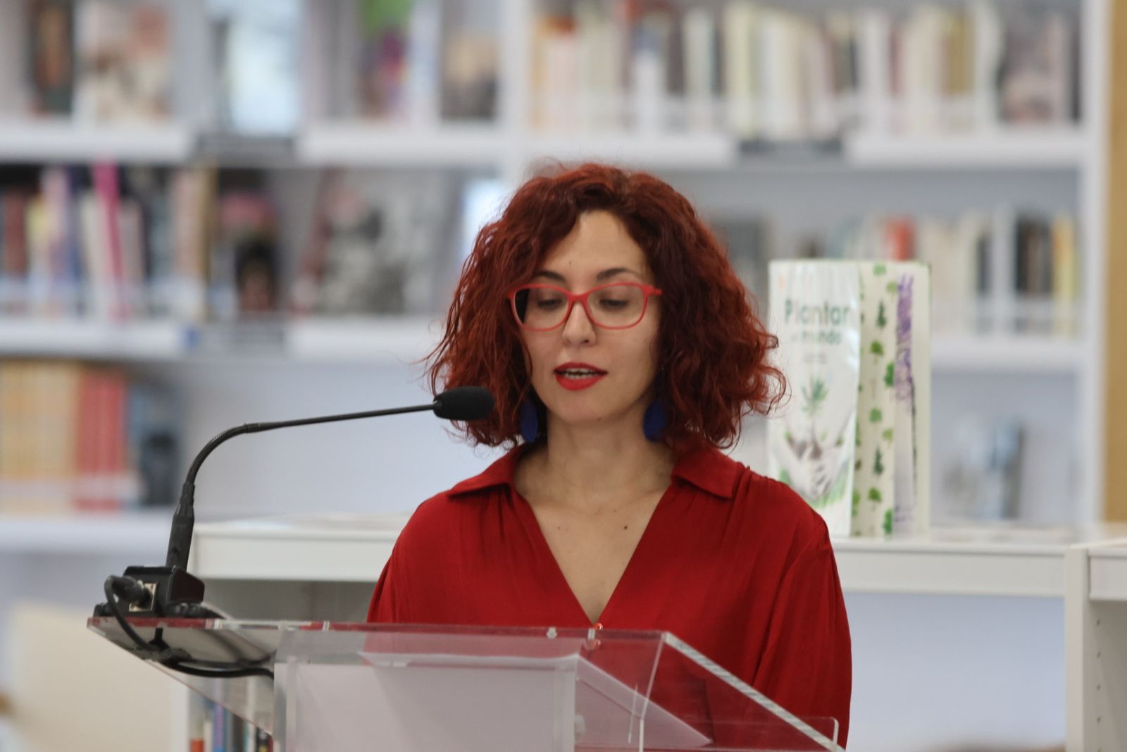 Primer aniversario de la biblioteca municipal Carmen Martín Gaite