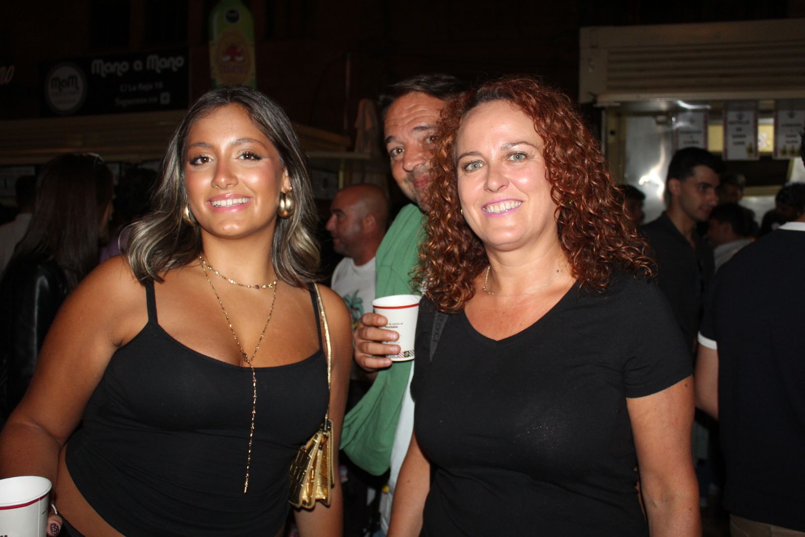 Ambiente en la Feria de Día en la tarde de este