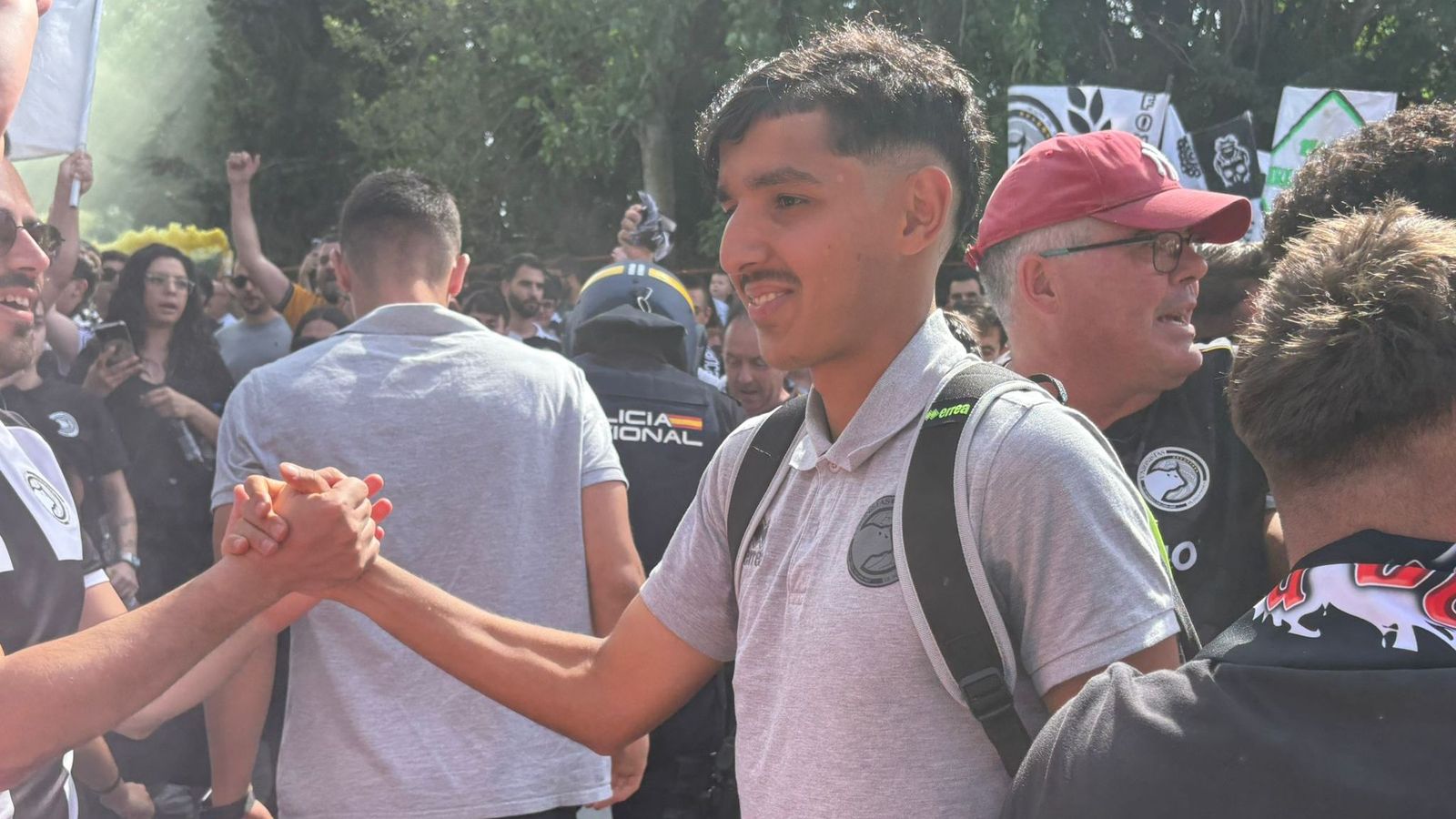 La afición de Unionistas da el primer empujón hacia la Copa del Rey