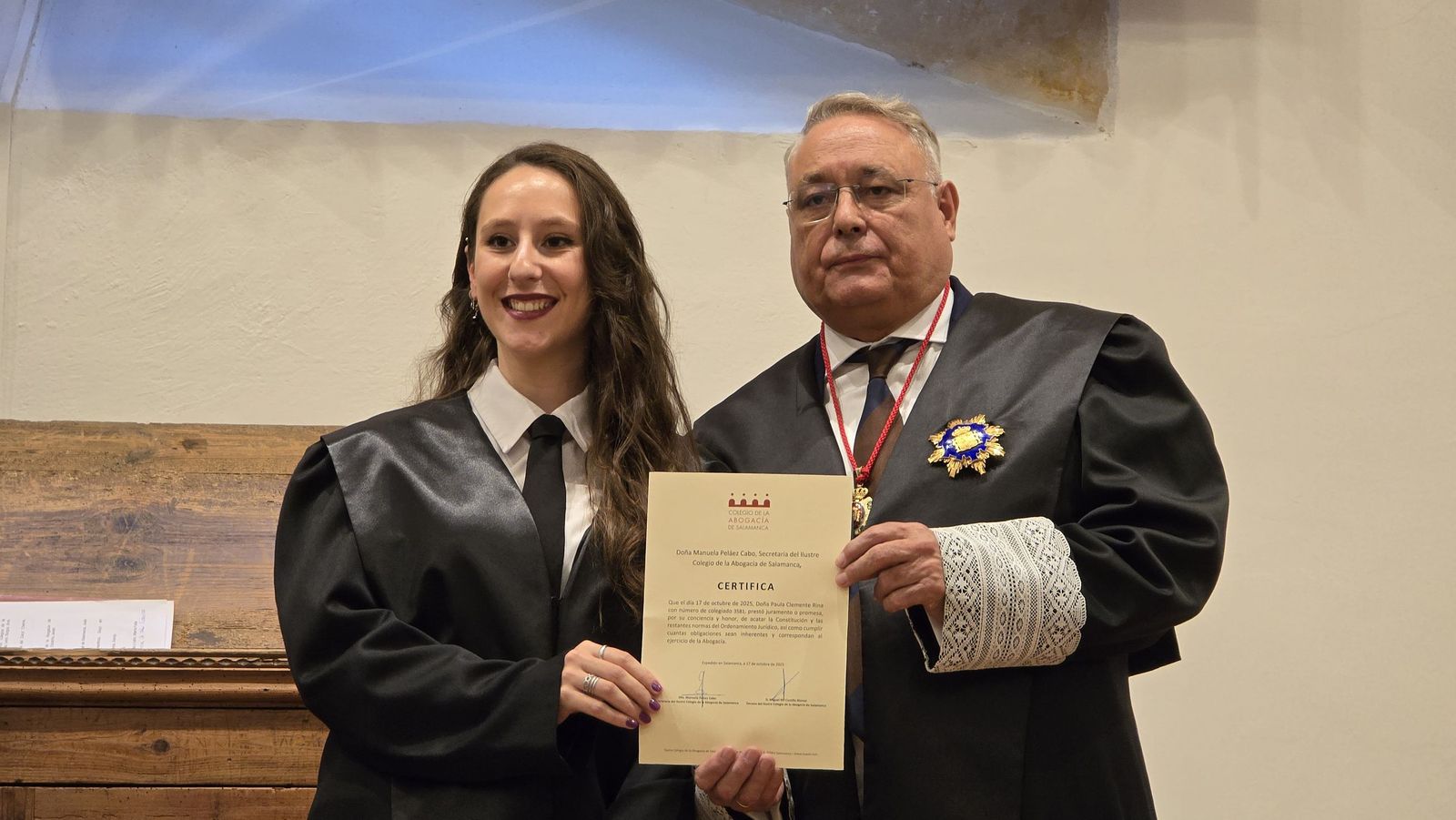 Prestan Juramento o Promesa los nuevos letrados incorporados en 2025