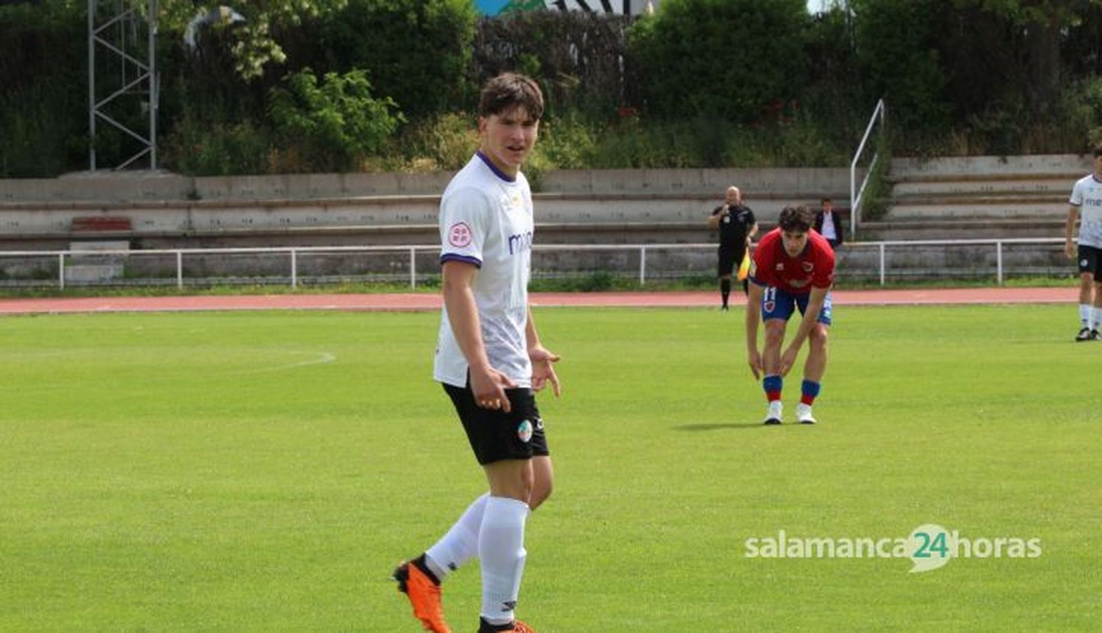 Raúl Carrasco, en el Salamanca CF UDS B - Numancia B | FOTO SALAMANCA24HORAS.COM