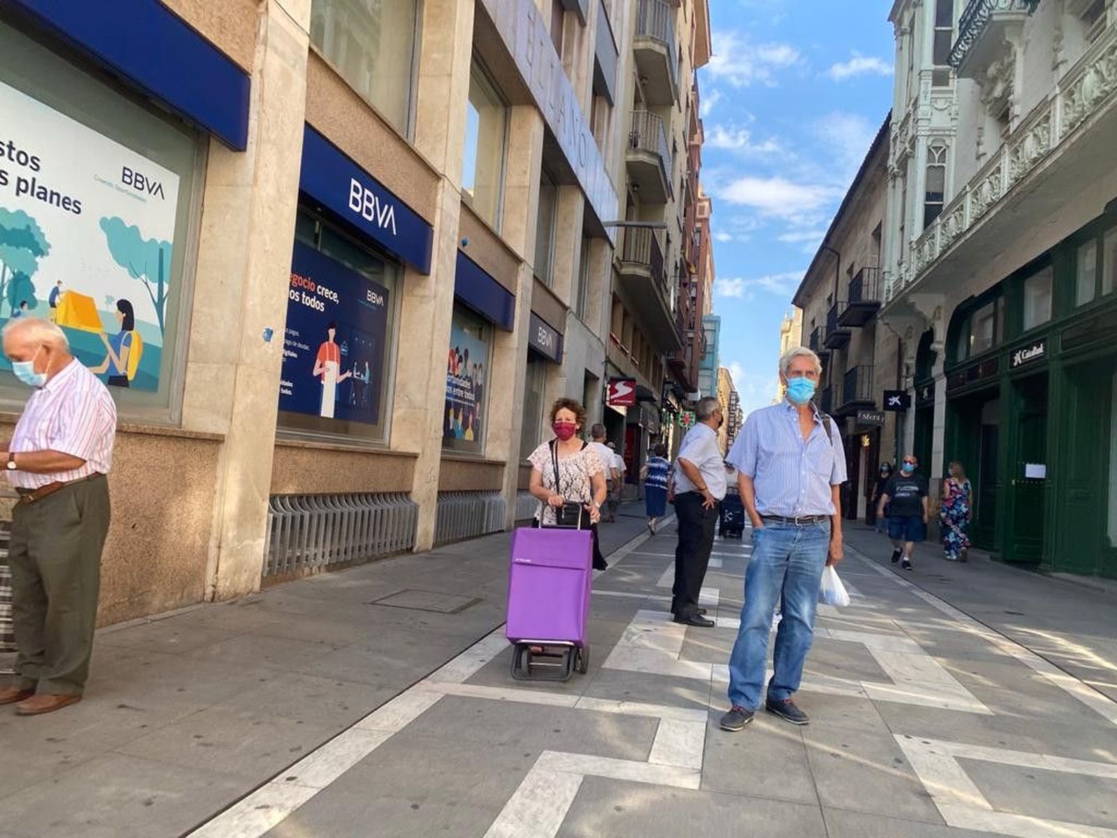 Mascarilla calle coronavirus