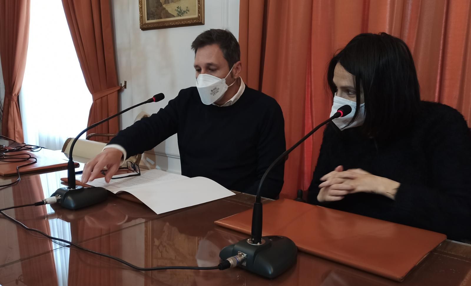 Un momento de la presentación de los actos