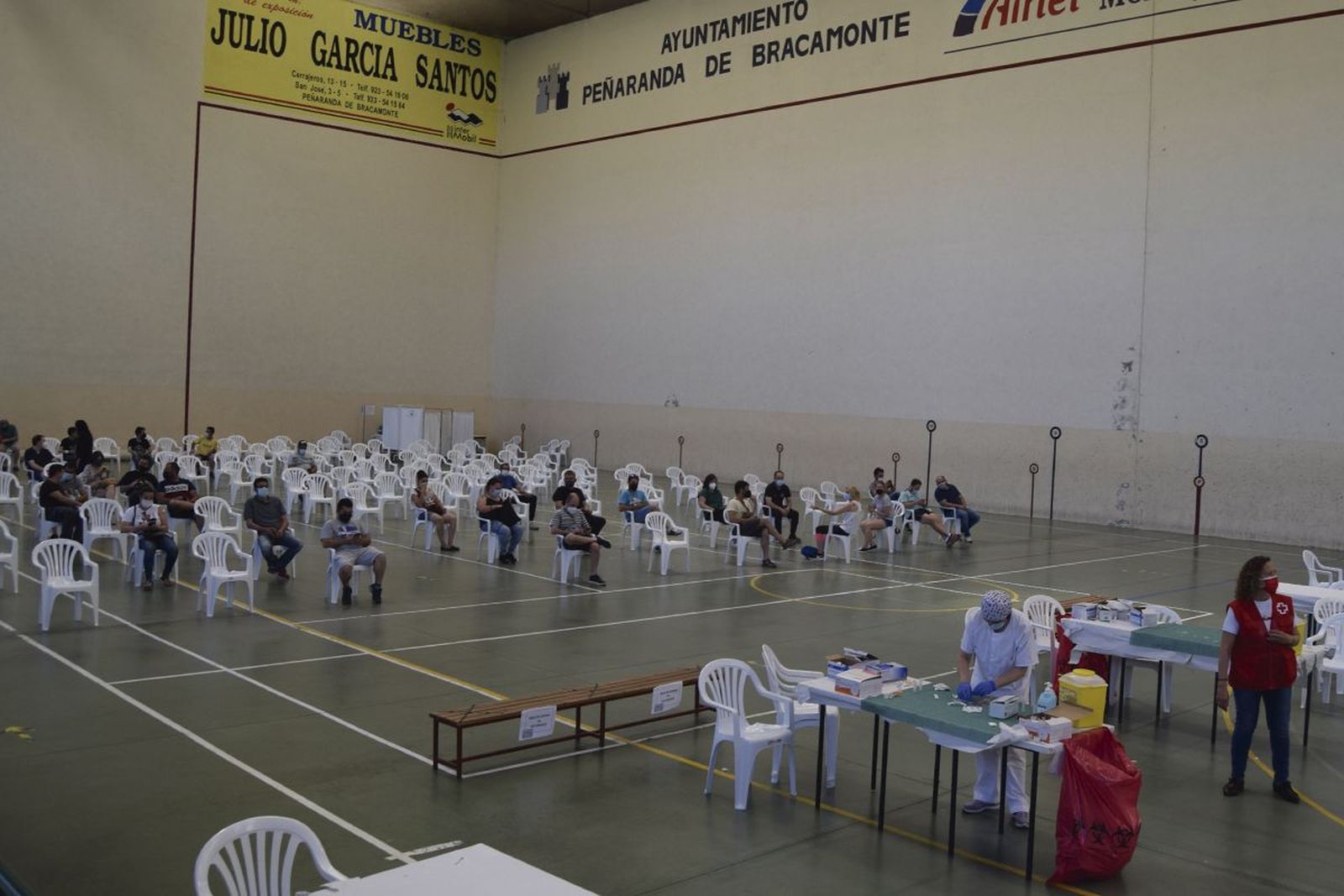 Jornada de vacunación en Peñaranda