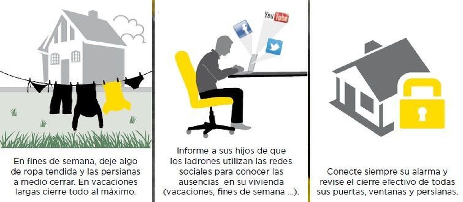 Las cinco claves que hacen una casa menos atractiva para robarla