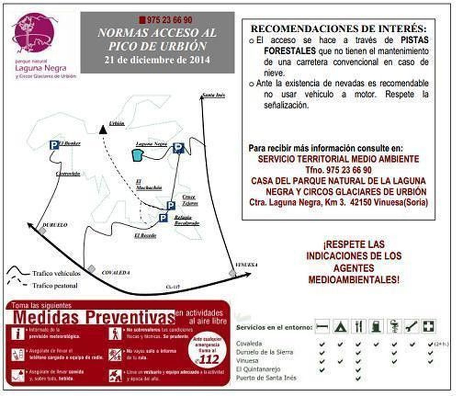 Regulado el acceso de vehículos a Urbión para la tradicional colocación del Belén