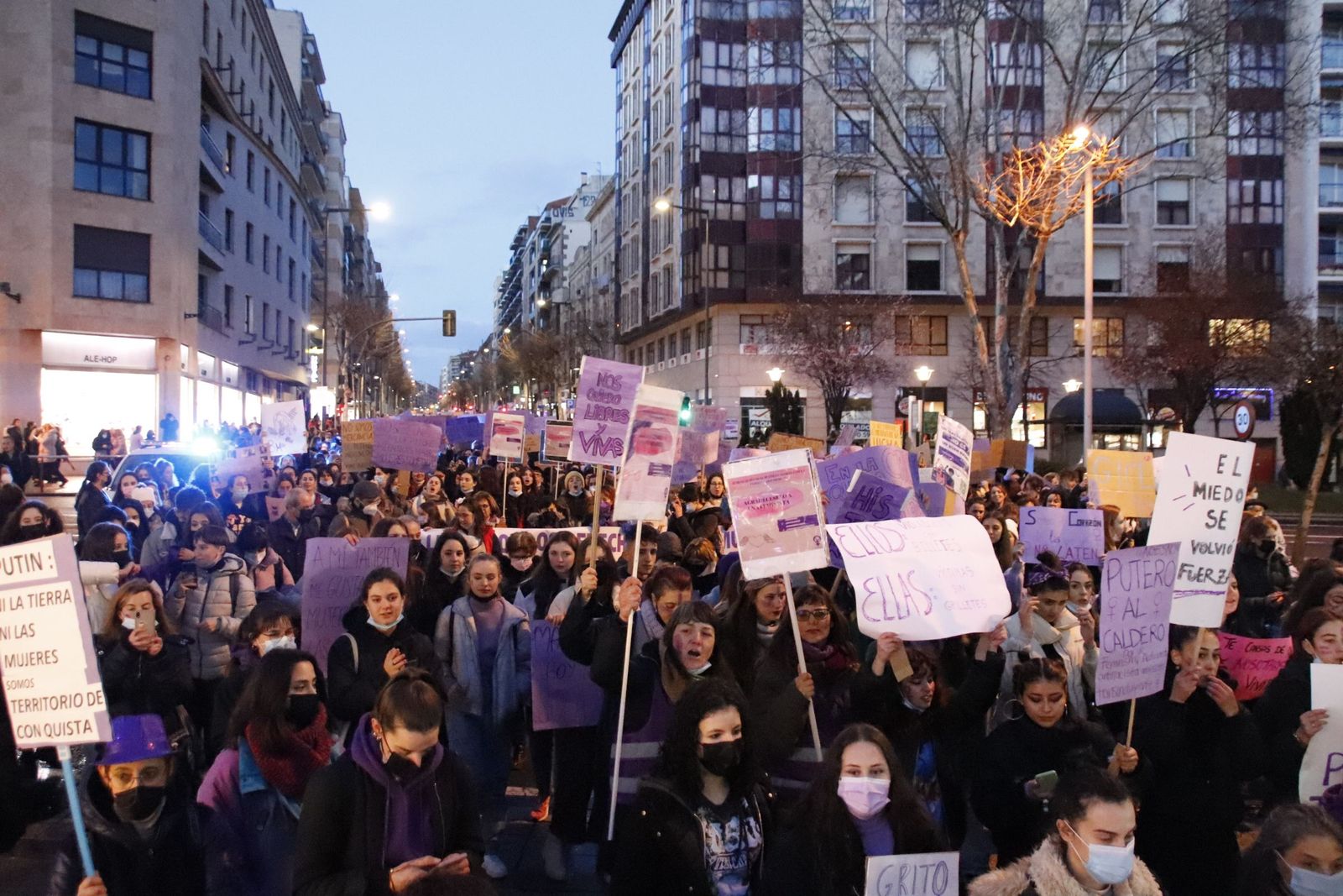 Manifestación 8 de marzo en Salamanca