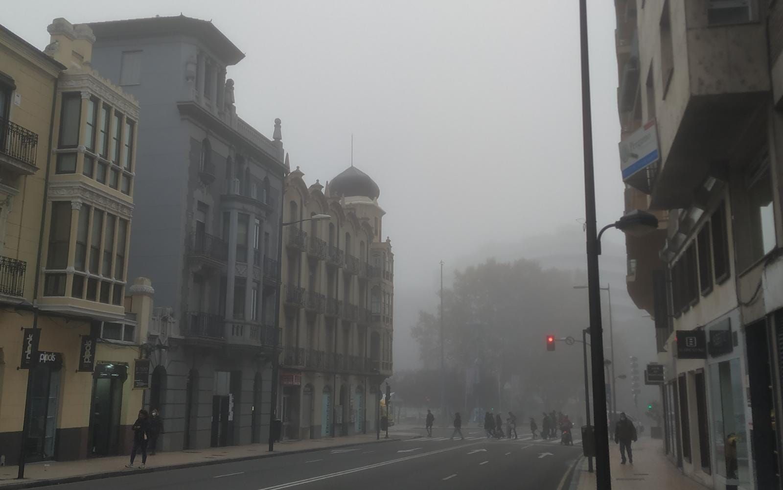 Niebla en Alfonso IX. Archivo.