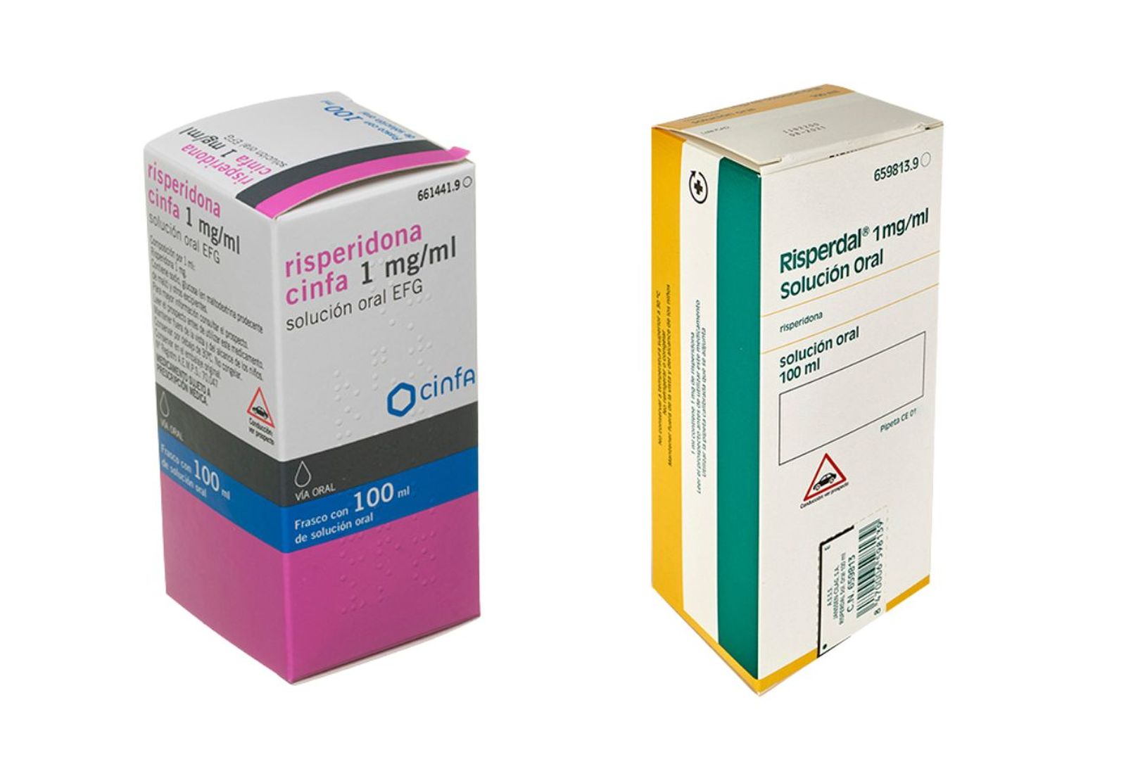 Risperidona solución oral