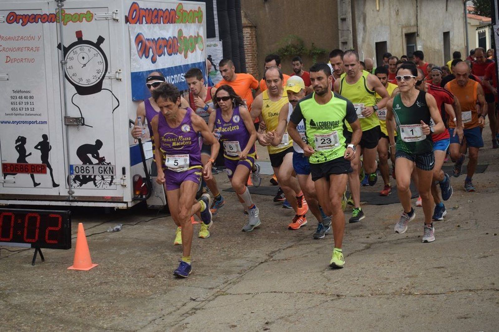 Alejandro Jiménez y Verónica Sánchez se imponen en Aldehuela de Yeltes