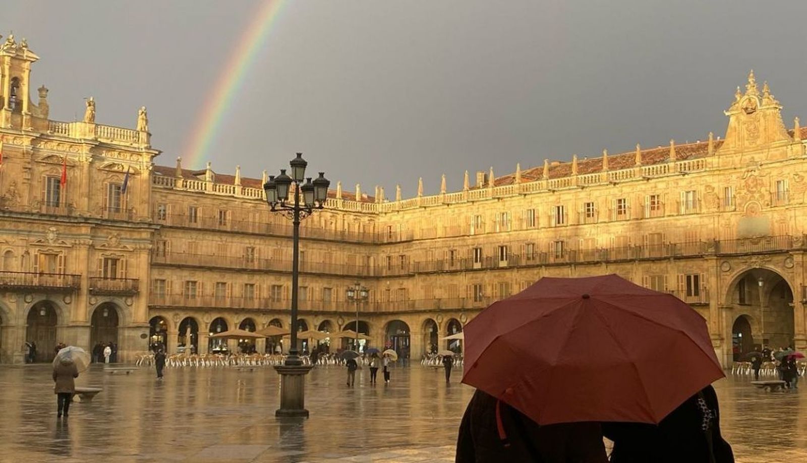 Arcoíris en Salamanca. Foto A.B.
