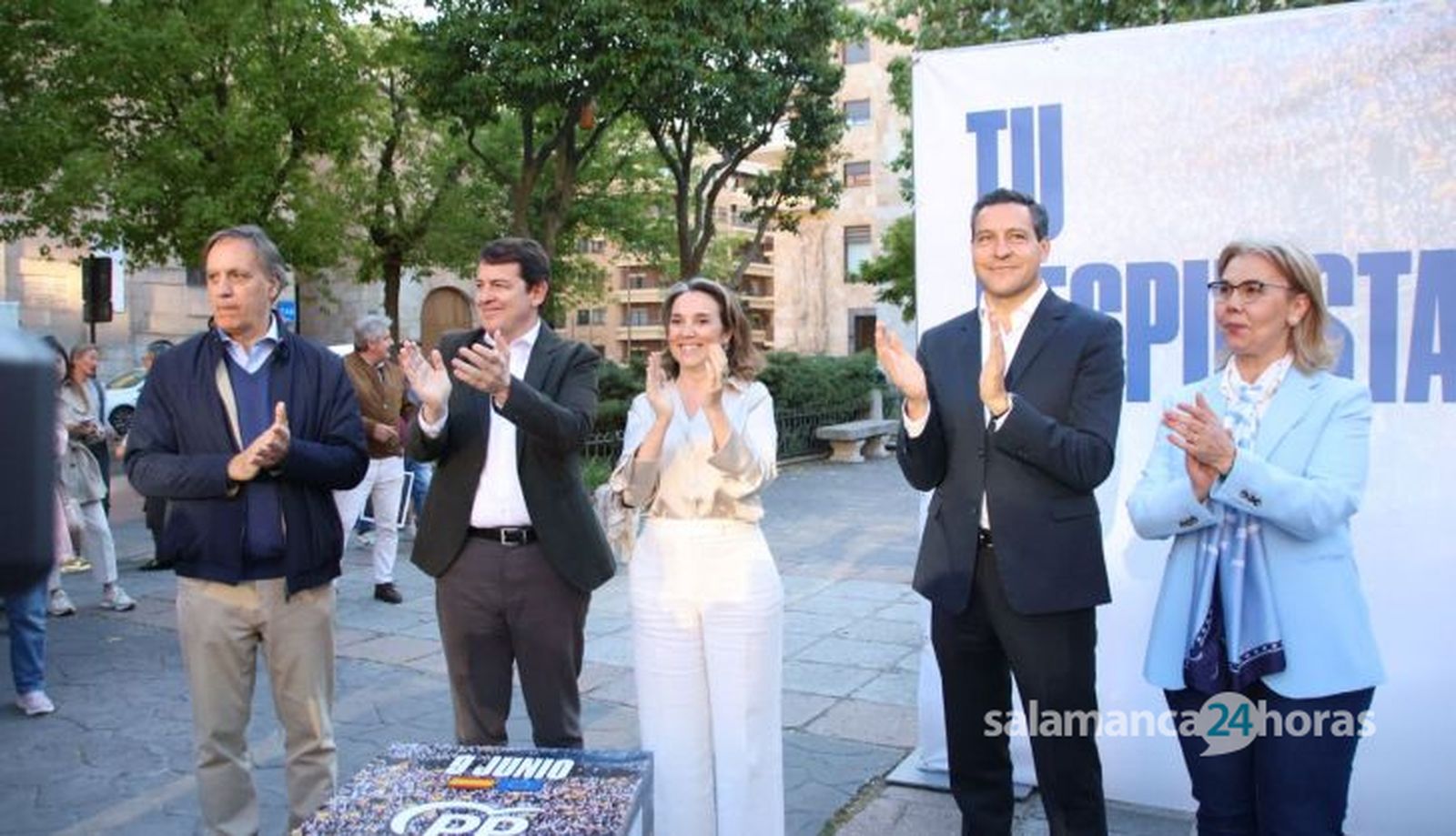 Acto de apertura de campaña en Salamanca
