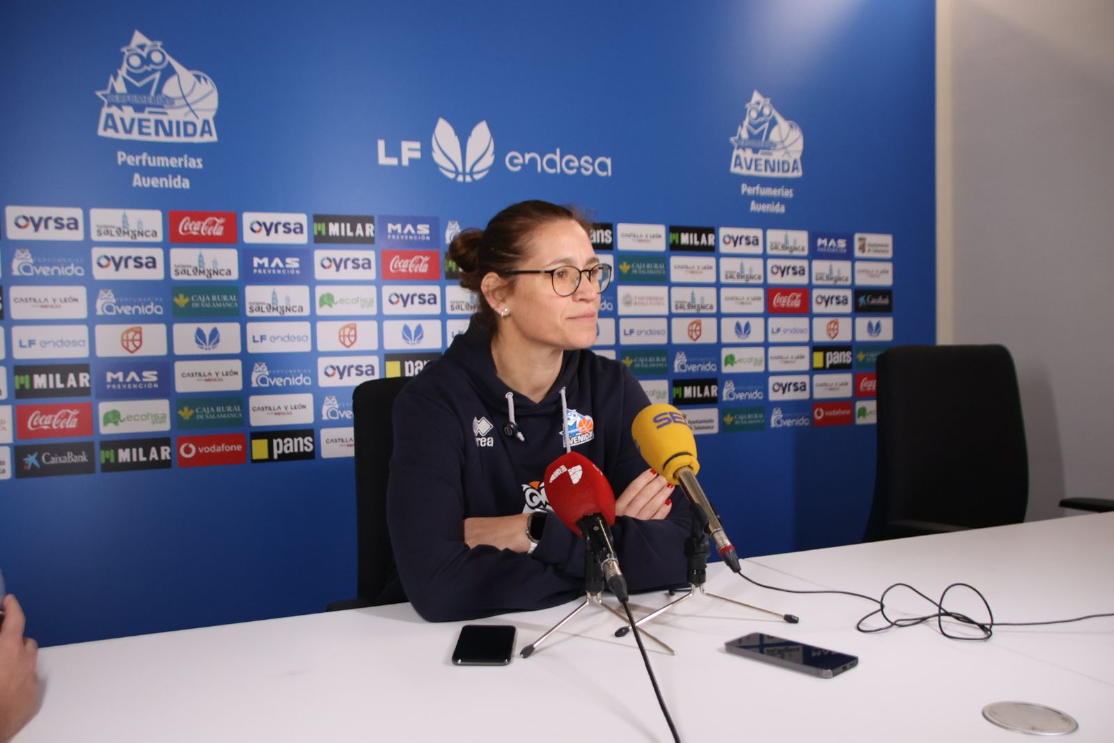 Rueda de prensa con Andrea Vilaró y Anna Montañana