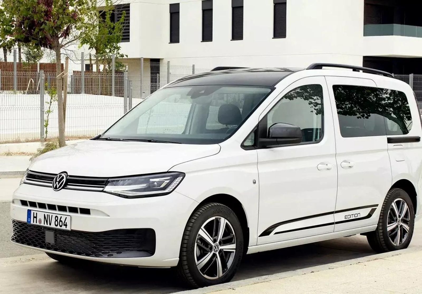 Turismo Volkswagen Caddy afectado