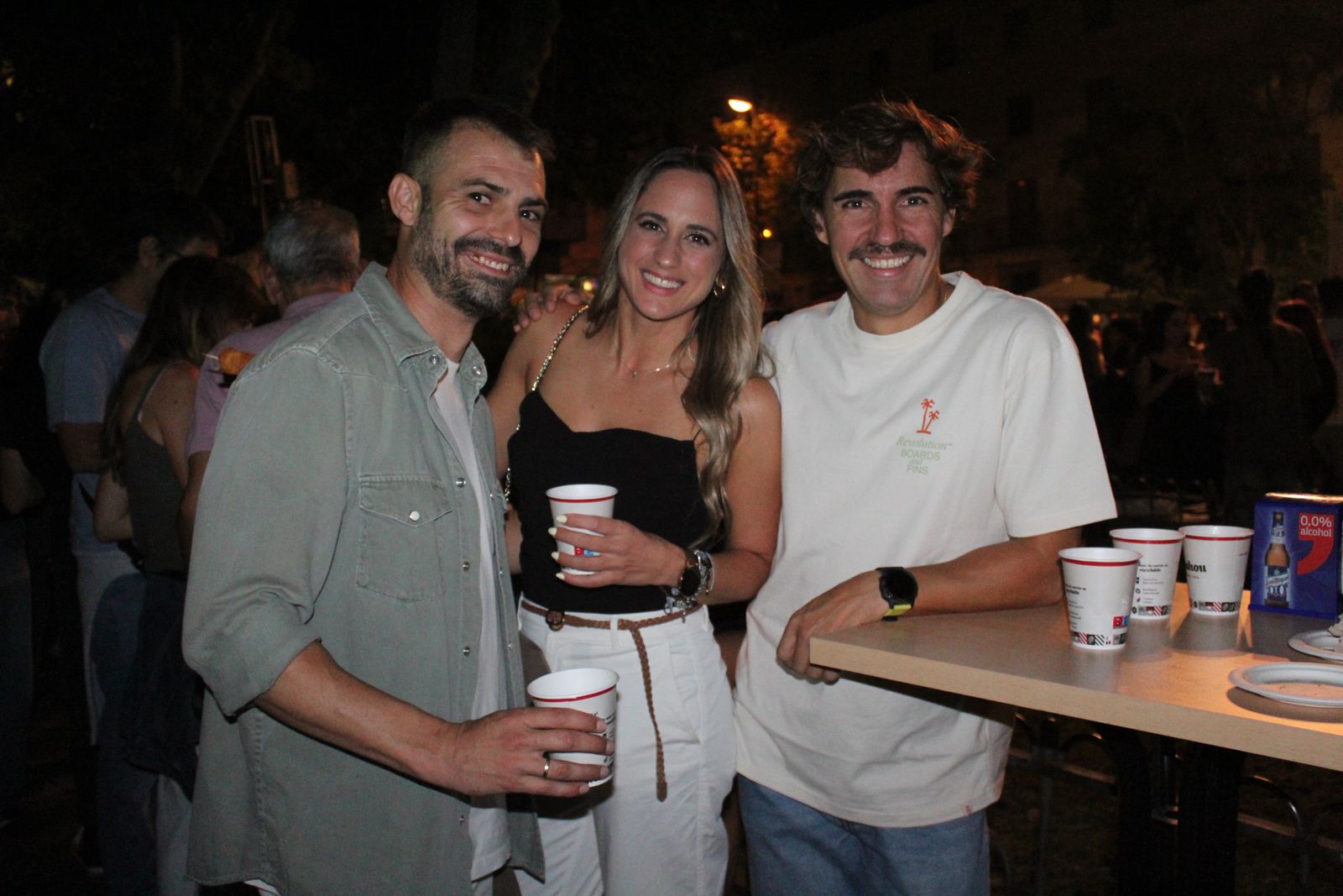Ambiente en la Feria de Día en la tarde de este jueves