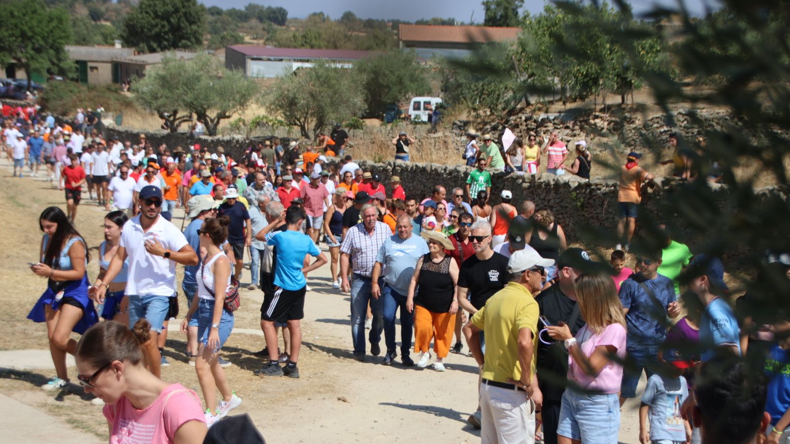 Lumbrales encierro a caballo