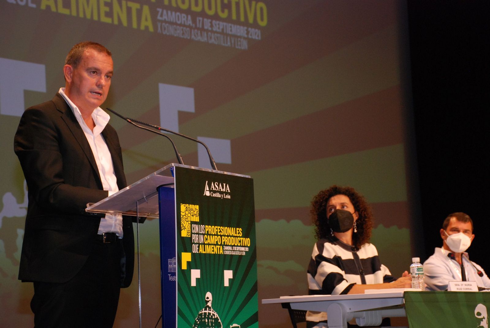 Francisco Requejo en el congreso de ASAJA