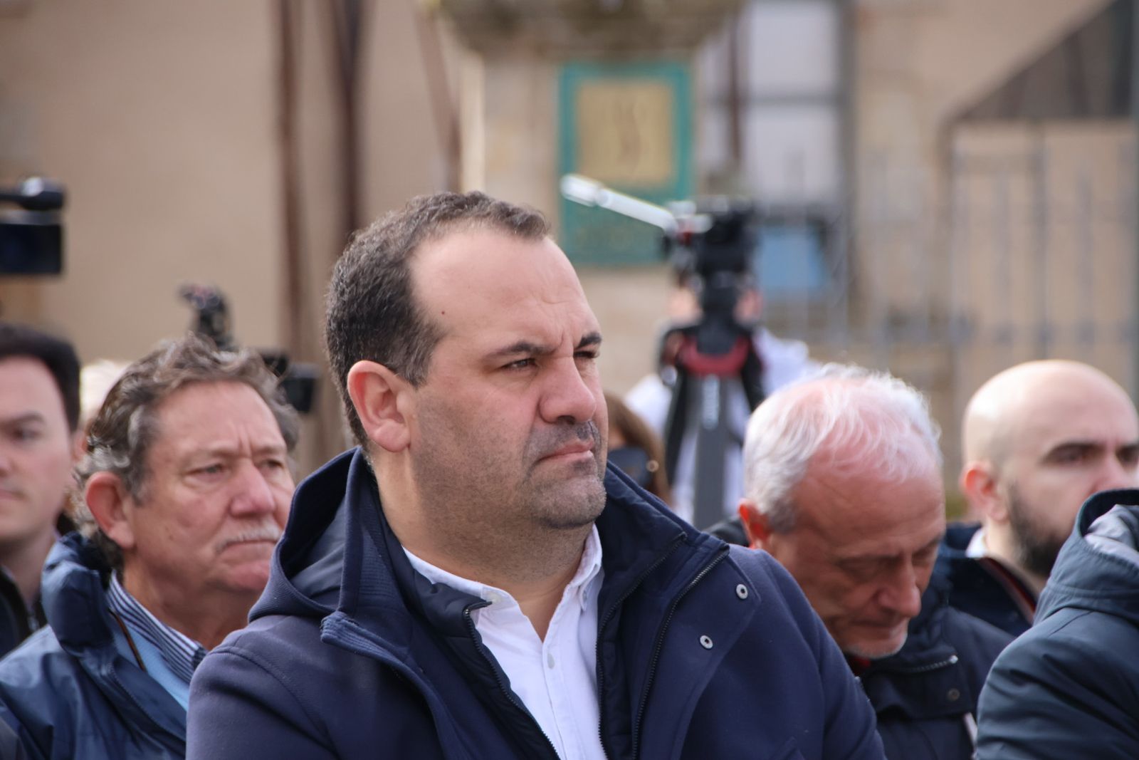 Mañueco presenta su caravana de vehículos en Salamanca