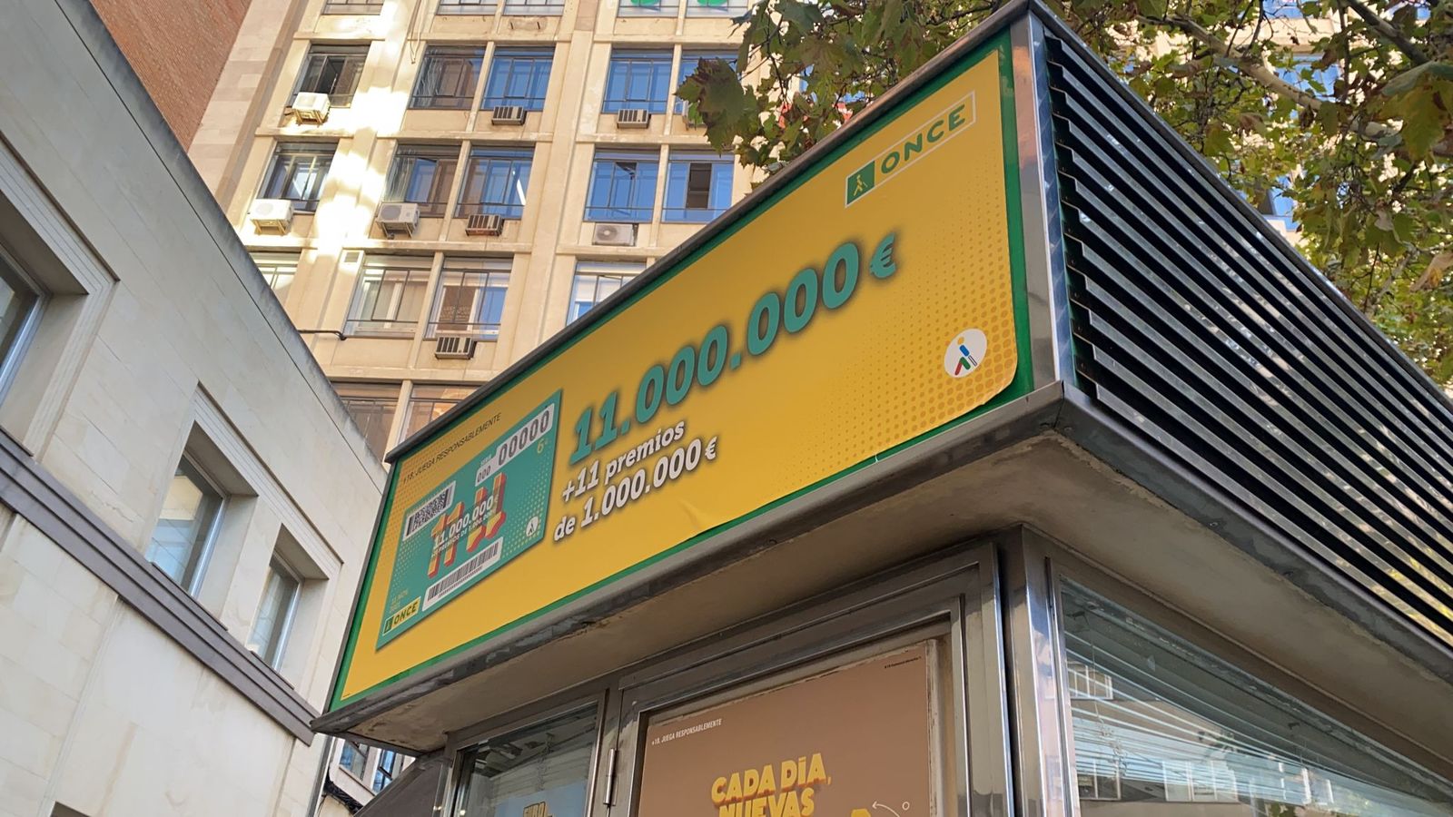 Un punto de venta de la ONCE en Zamora. Archivo