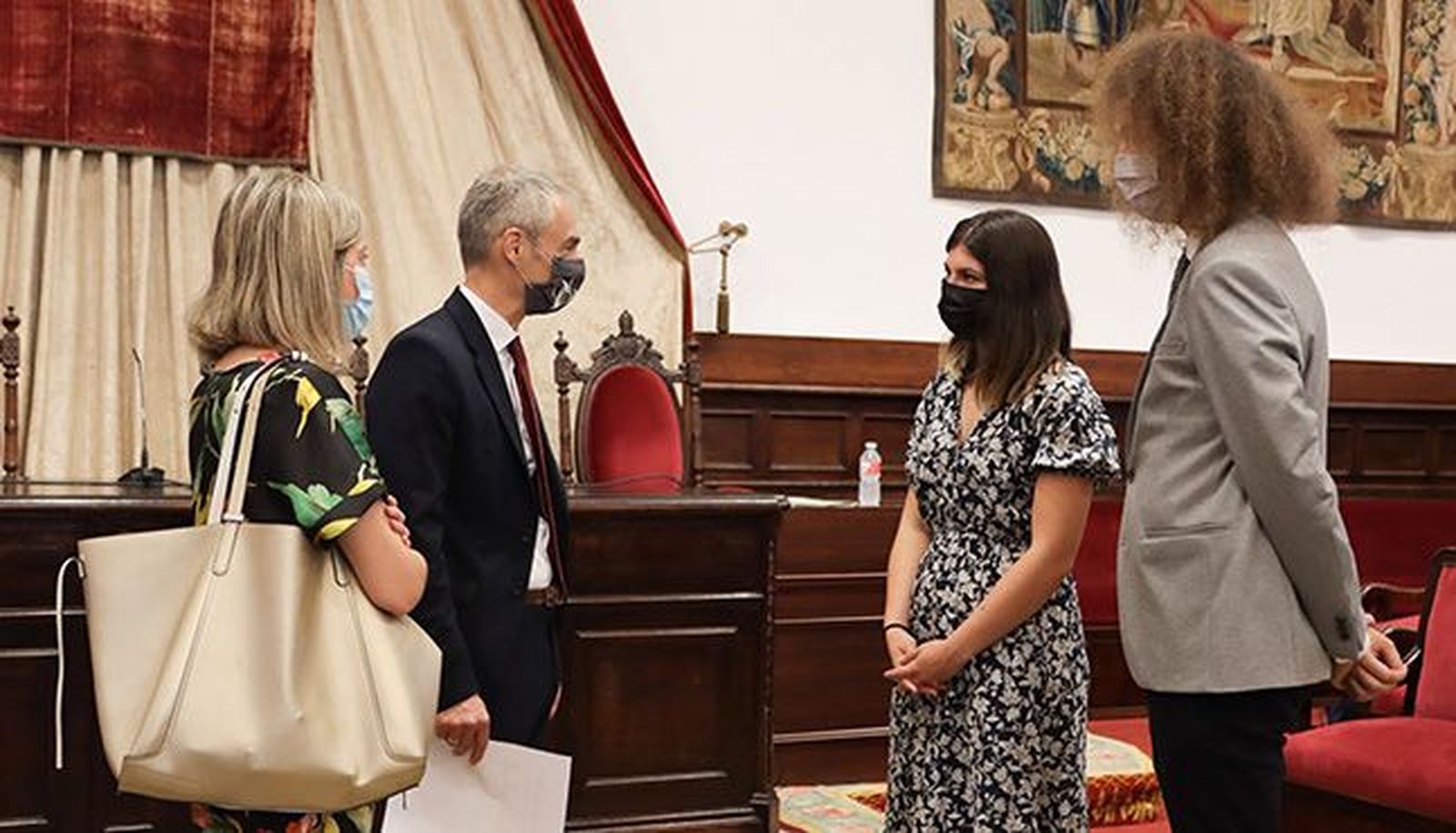 Ricardo Rivero en la inauguración de la 69 asamblea de representantes estudiantiles de universidades públicas | Foto: Comunicación USAL