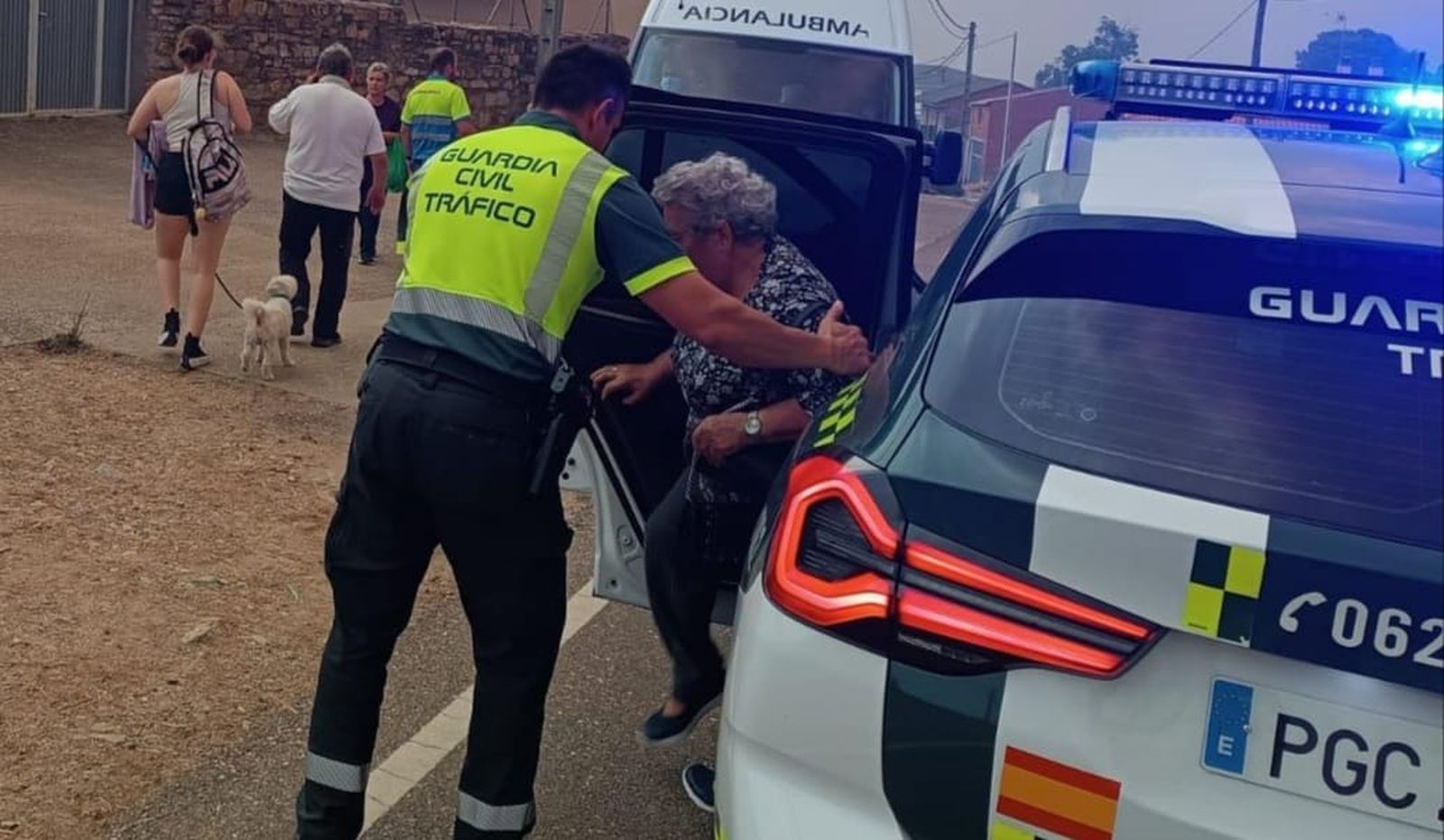 Labores de desalojo en la provincia