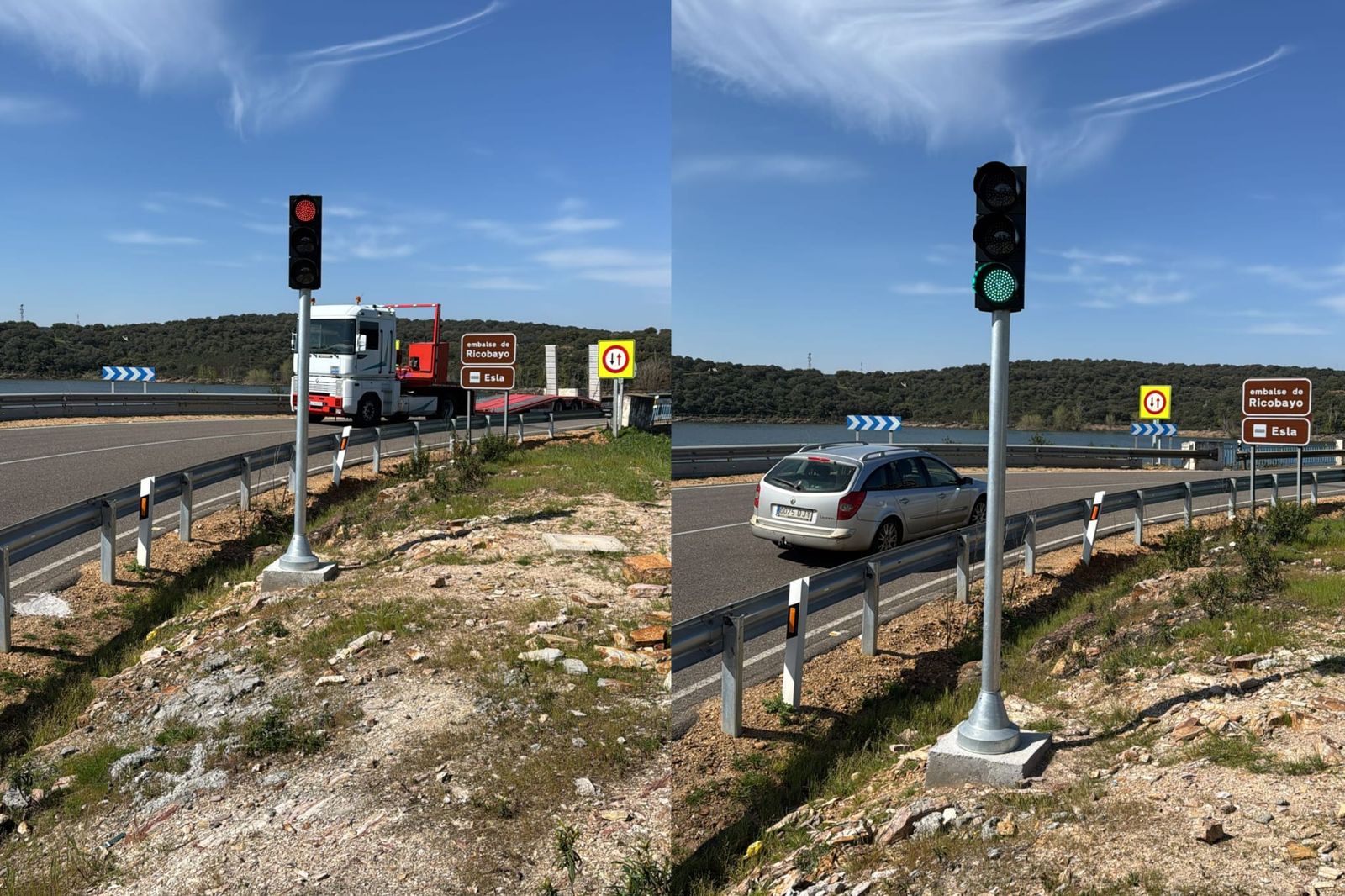 Ya en funcionamiento los semáforos del Puente de la Estrella