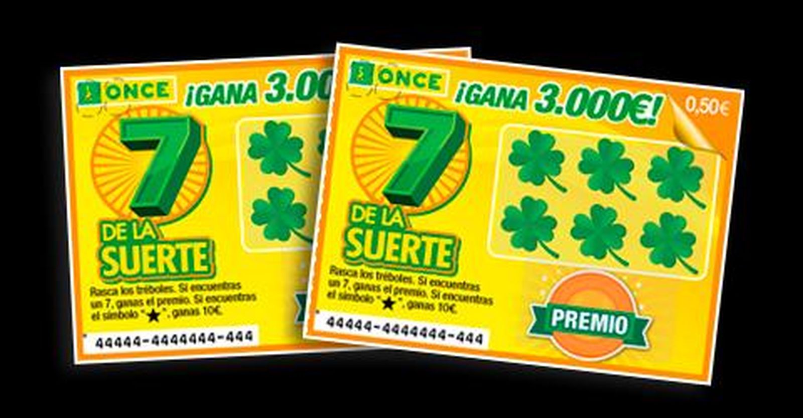 Rasca 7 de la Once. Foto Juegos de la Once