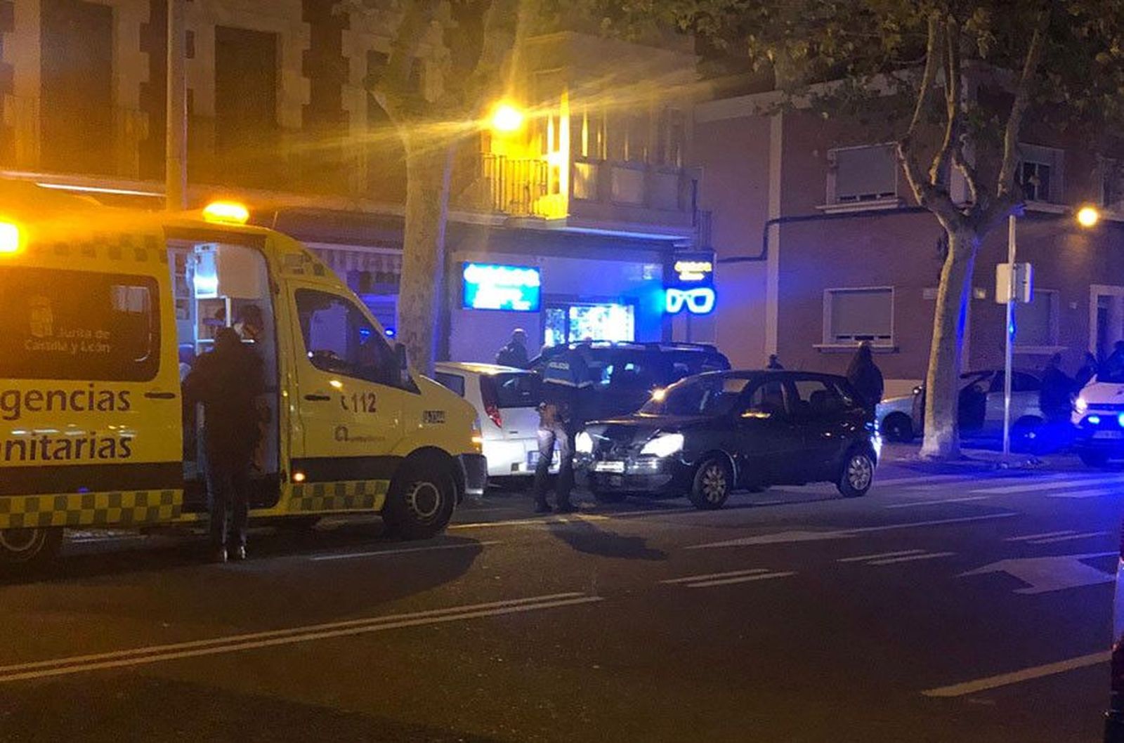 Ambulancia accidente tres cruces