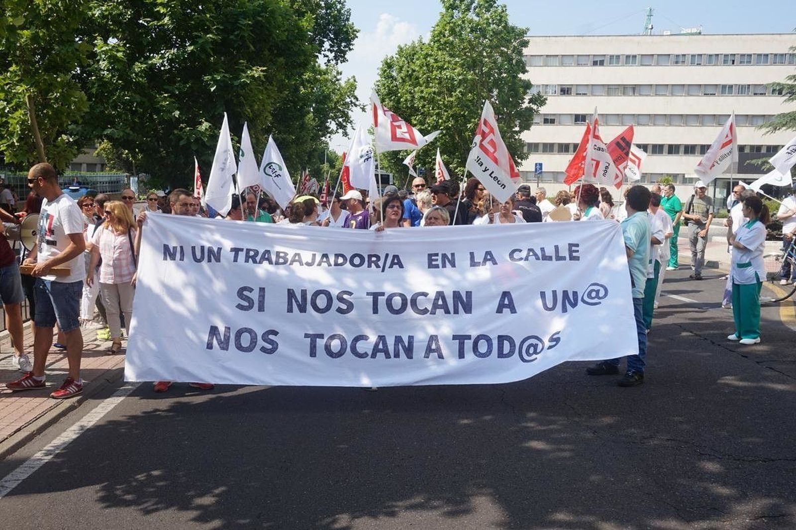 Descontento de los trabajadores también por sus situaciones laborales