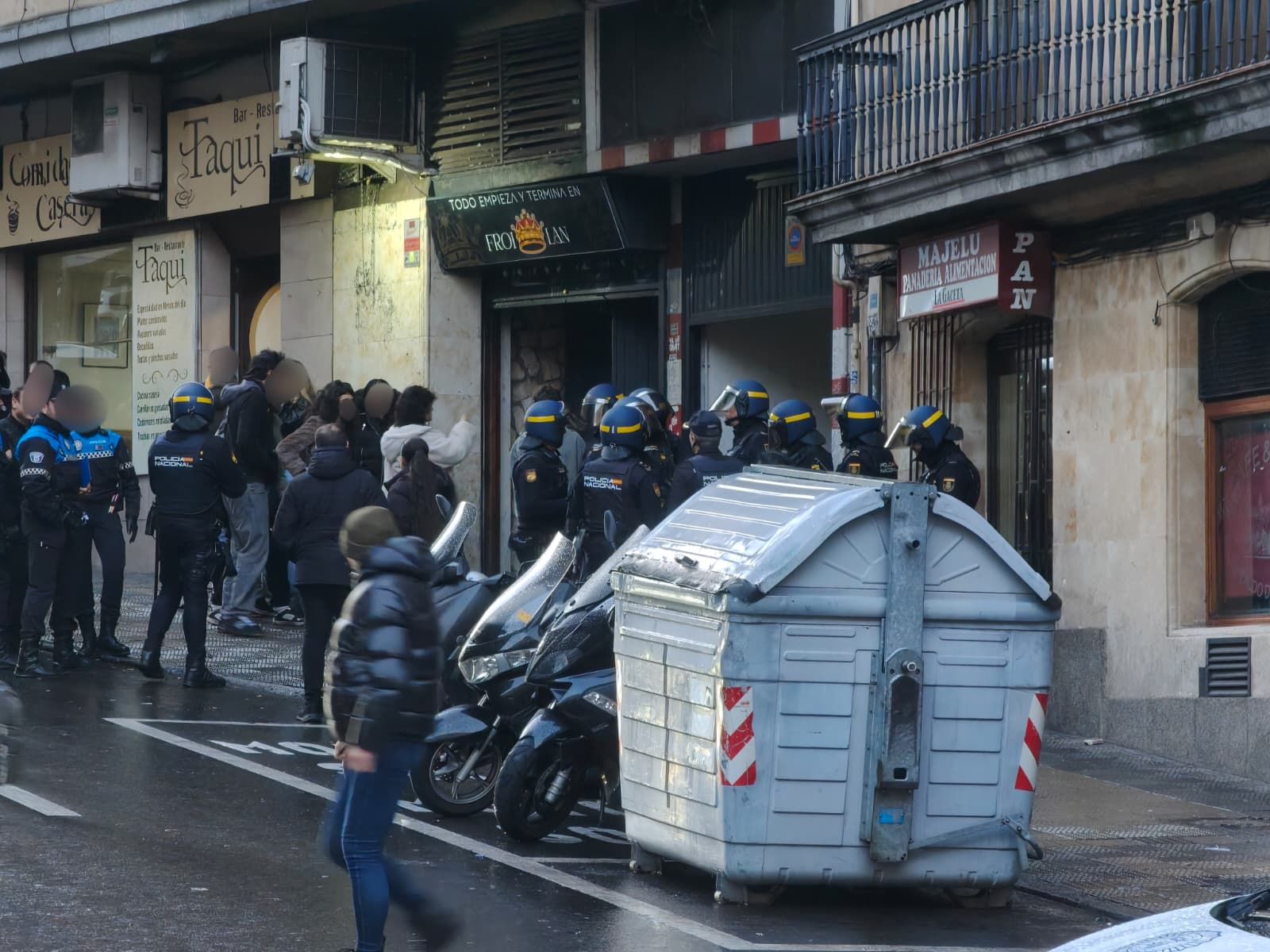 Redada en el after de la cuesta de Sancti-Spiritus