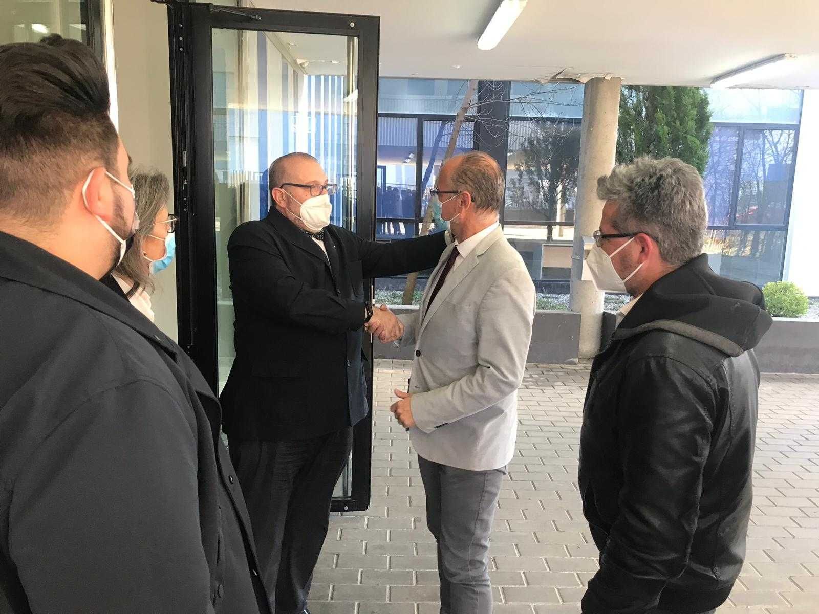 Luis Fuentes, en la Cámara de comercio de Béjar