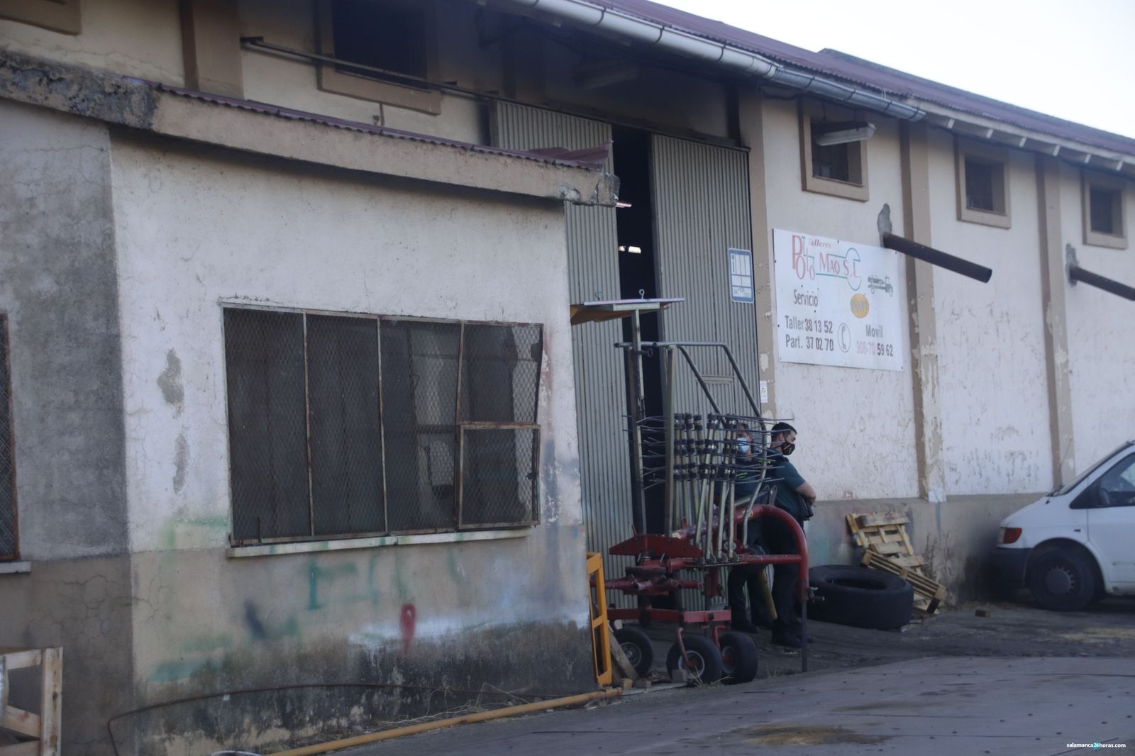 Fallecido en un taller de La Maya (11)